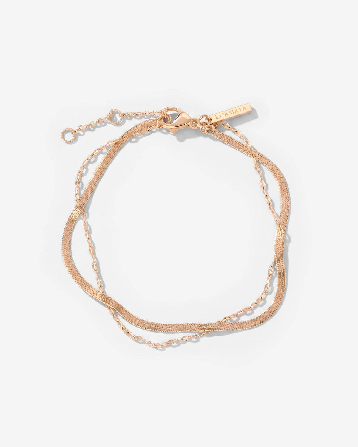 LUAMAYA Aligned Double Bracelet