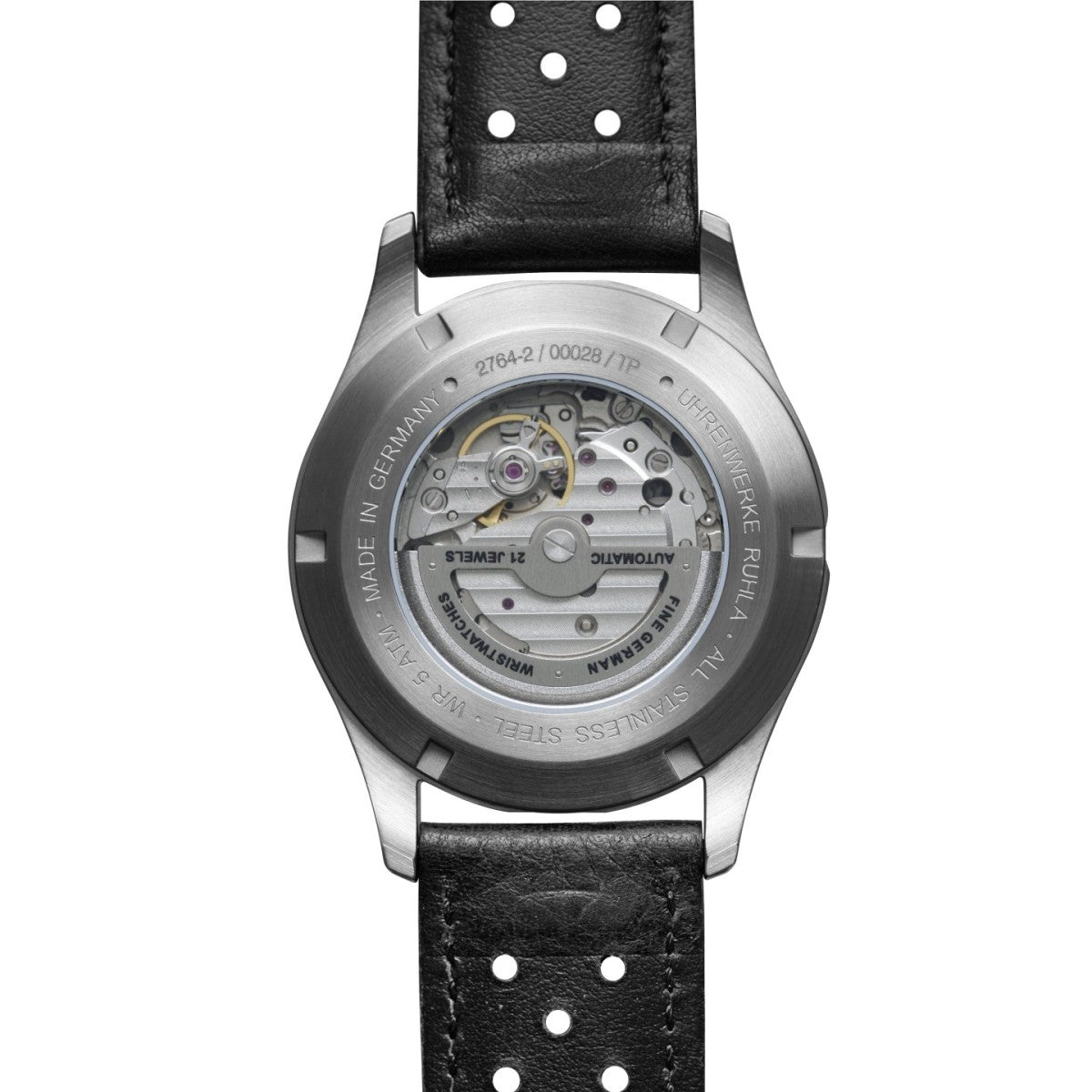 Bauhaus Aviation Herrenuhr Automatik mit 24h-Anzeige 27642