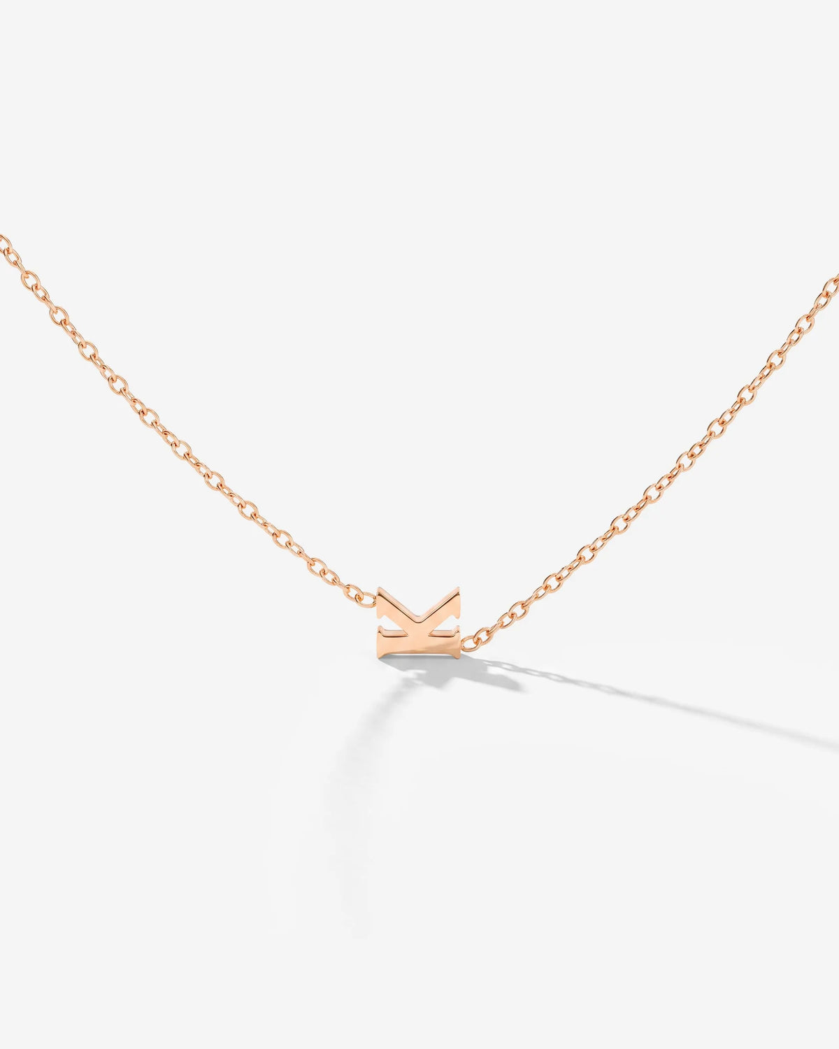 LUIAMAYA Tiny Letter Necklace ABC