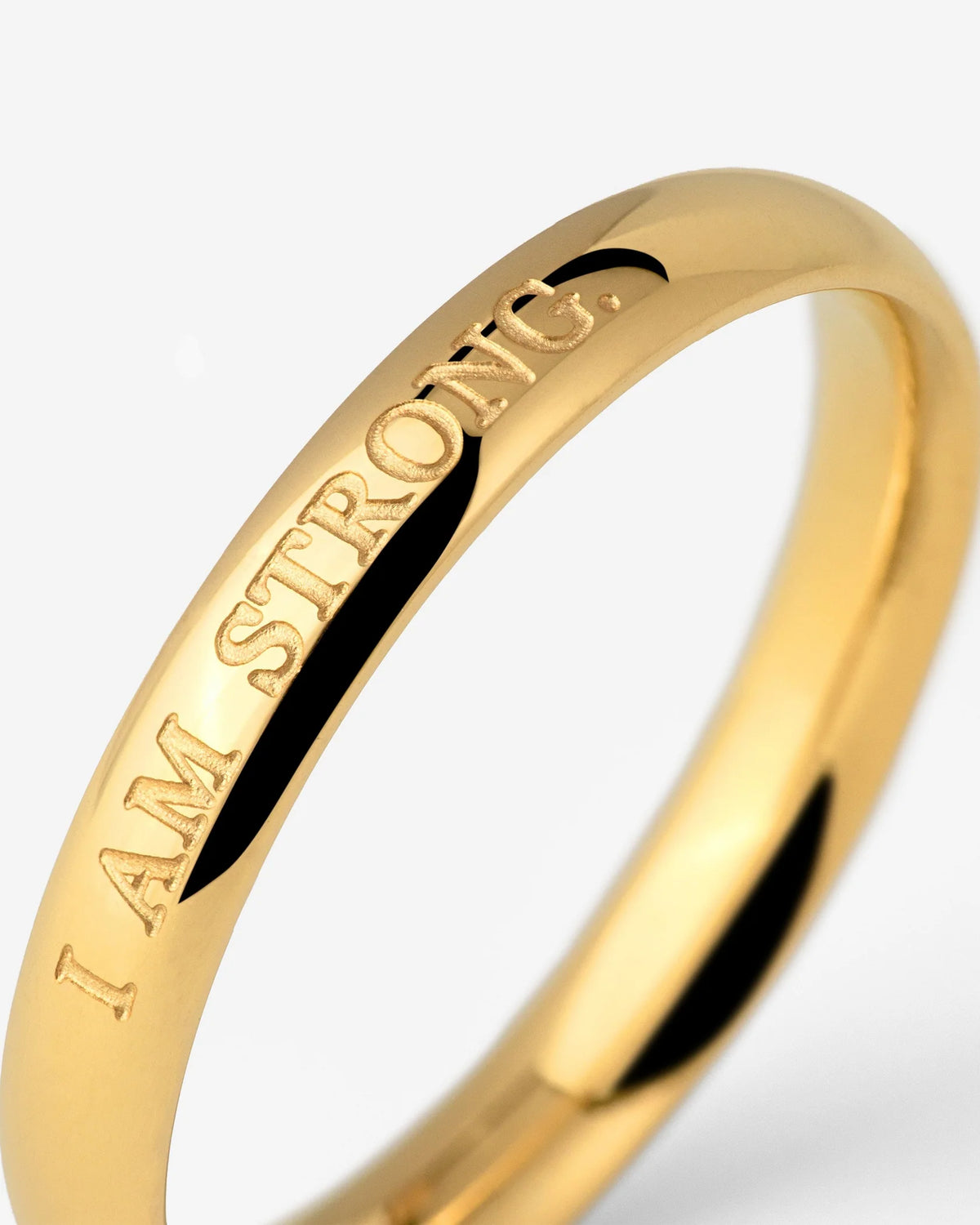 LUAMAYA I am strong Ring Gold