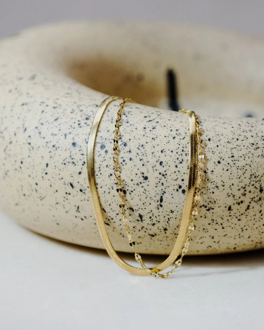 LUAMAYA Aligned Double Bracelet