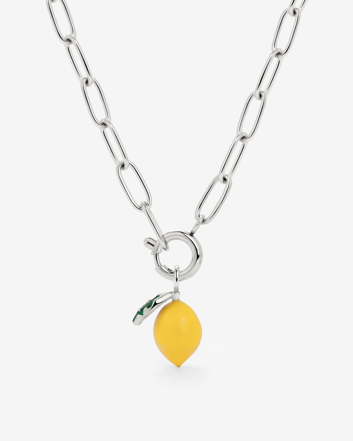 LUAMAYA Lemony Oval Links Necklace Set