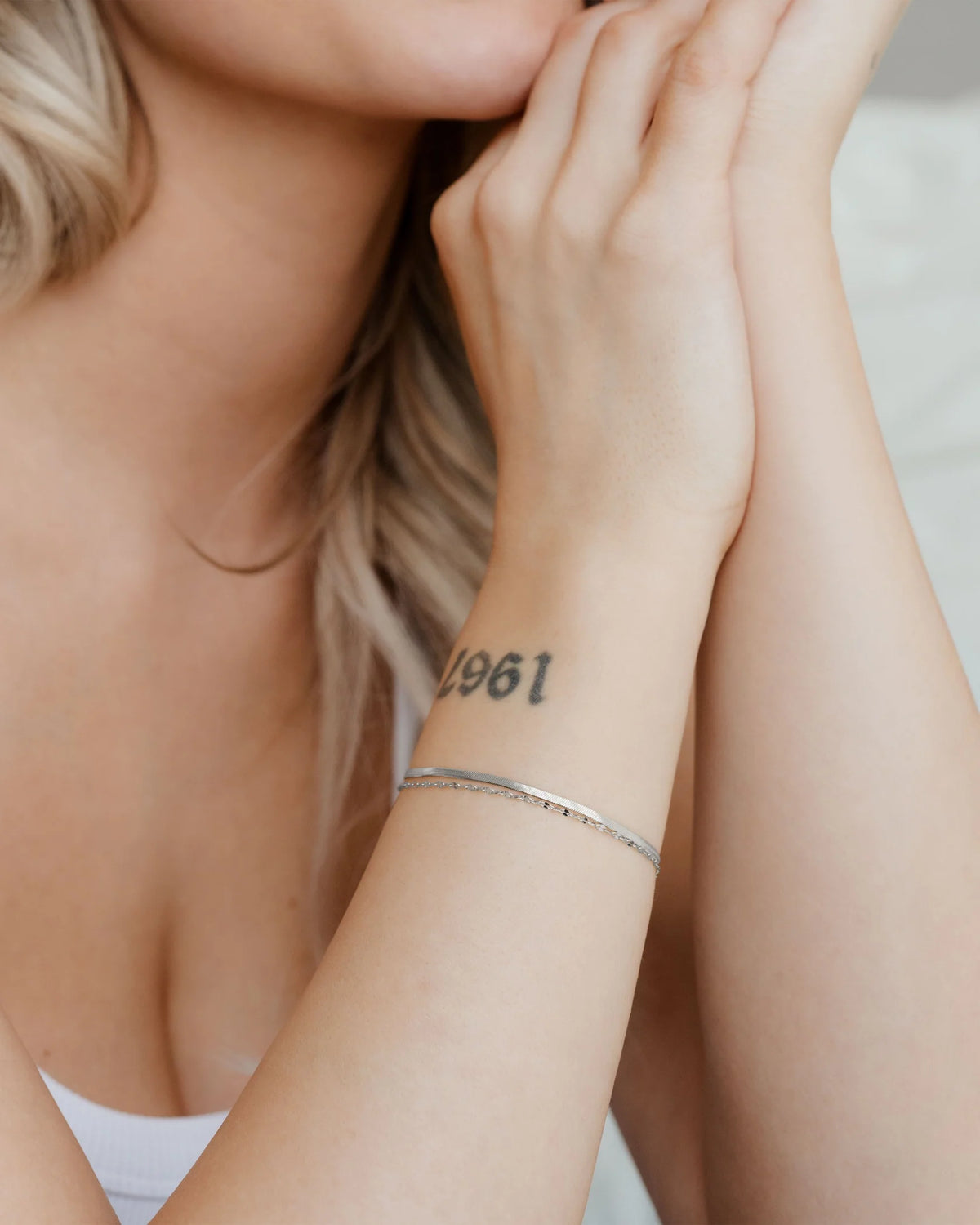 LUAMAYA Aligned Double Bracelet