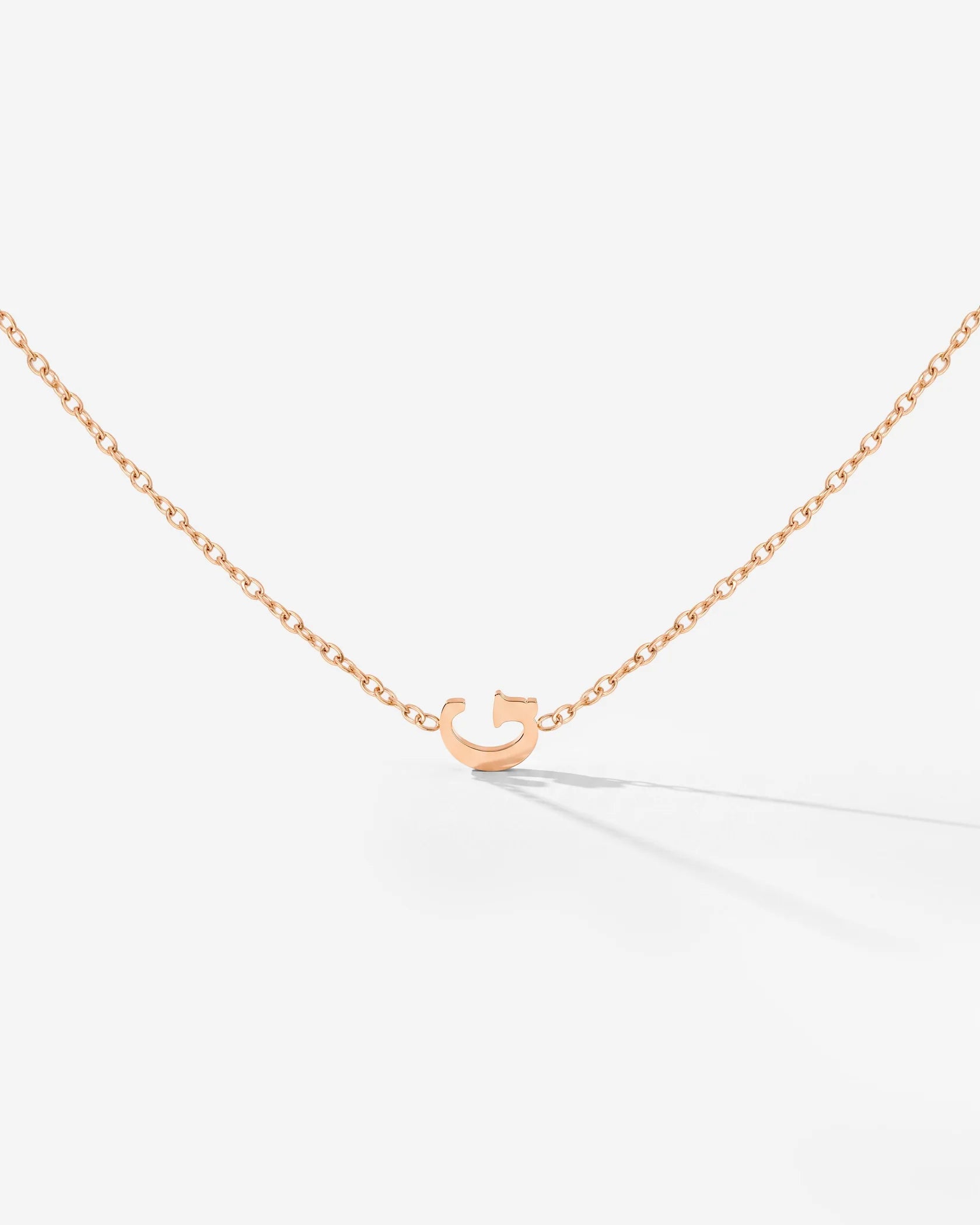 LUIAMAYA Tiny Letter Necklace ABC