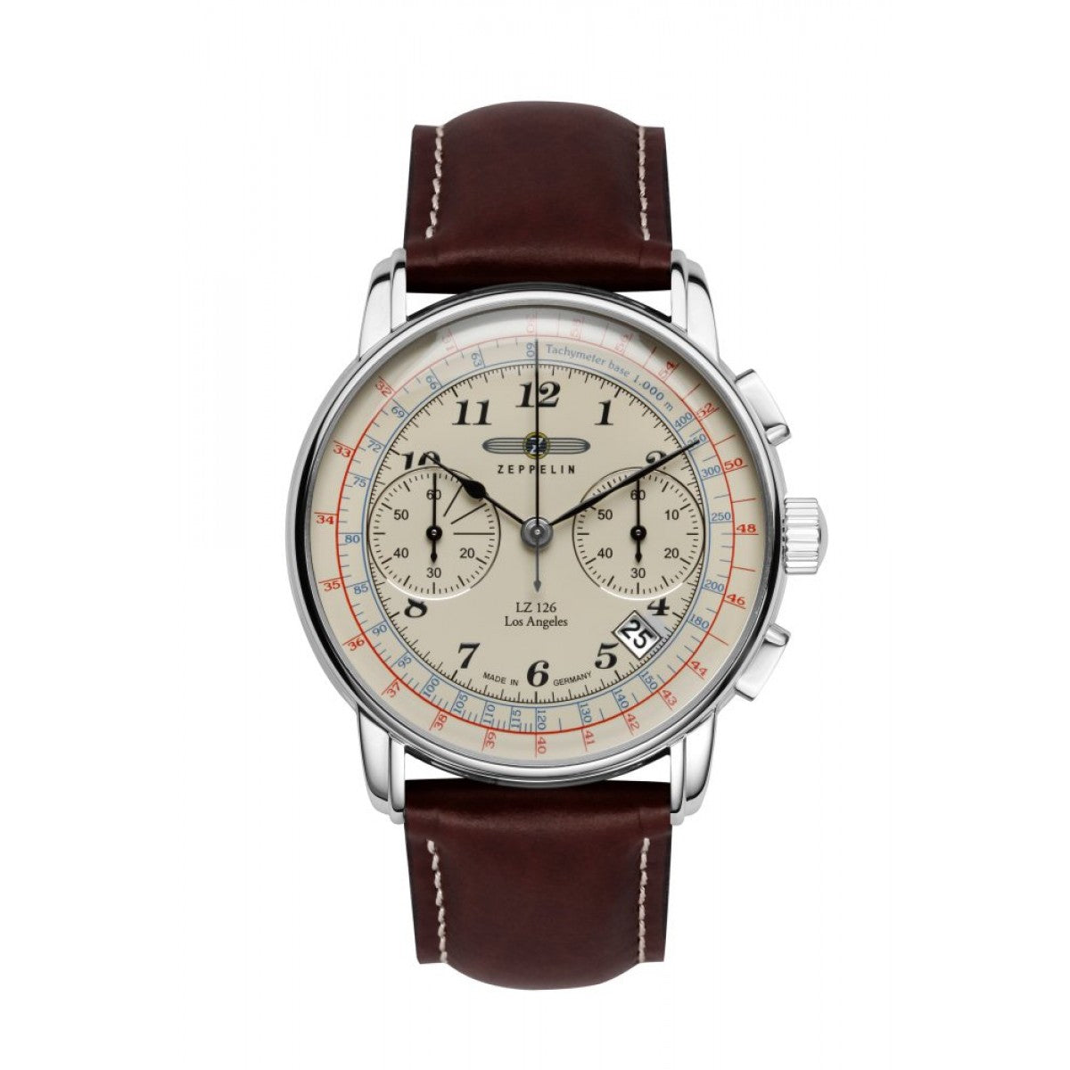 Zeppelin Herrenuhr Quarz Chronograph 76145