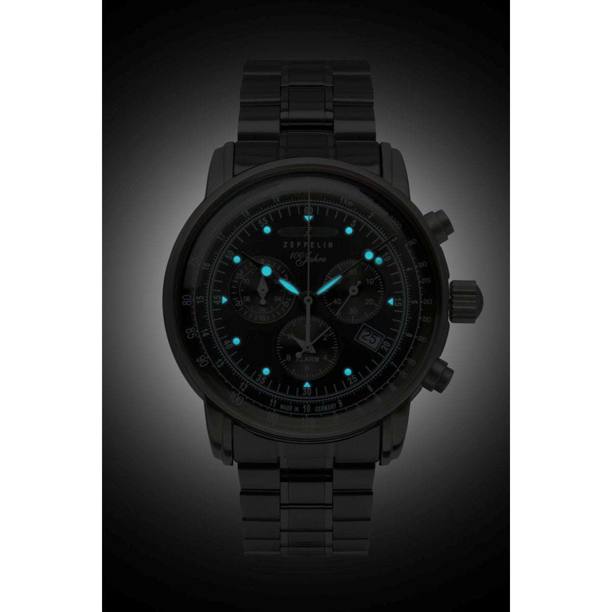 Zeppelin Herrenuhr Quarz Chronograph 7680MB2