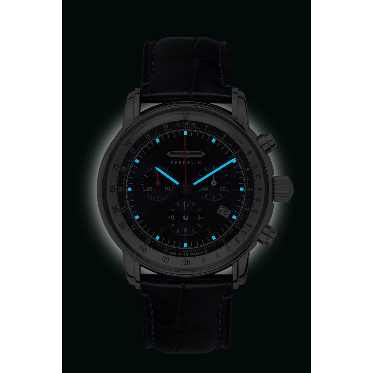 Zeppelin Herrenuhr Quarz Chronograph 88883