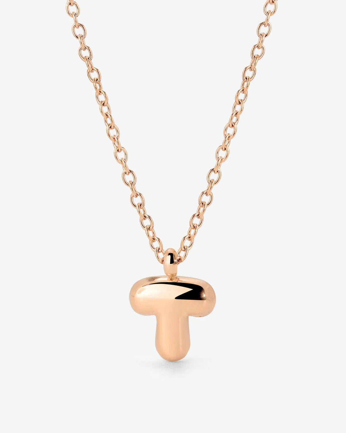 LUAMAYA Bubble Letter Necklace Roségold