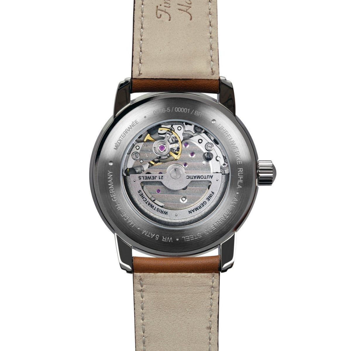 Zeppelin Herrenuhr Automatik mit offenem Herz 96665