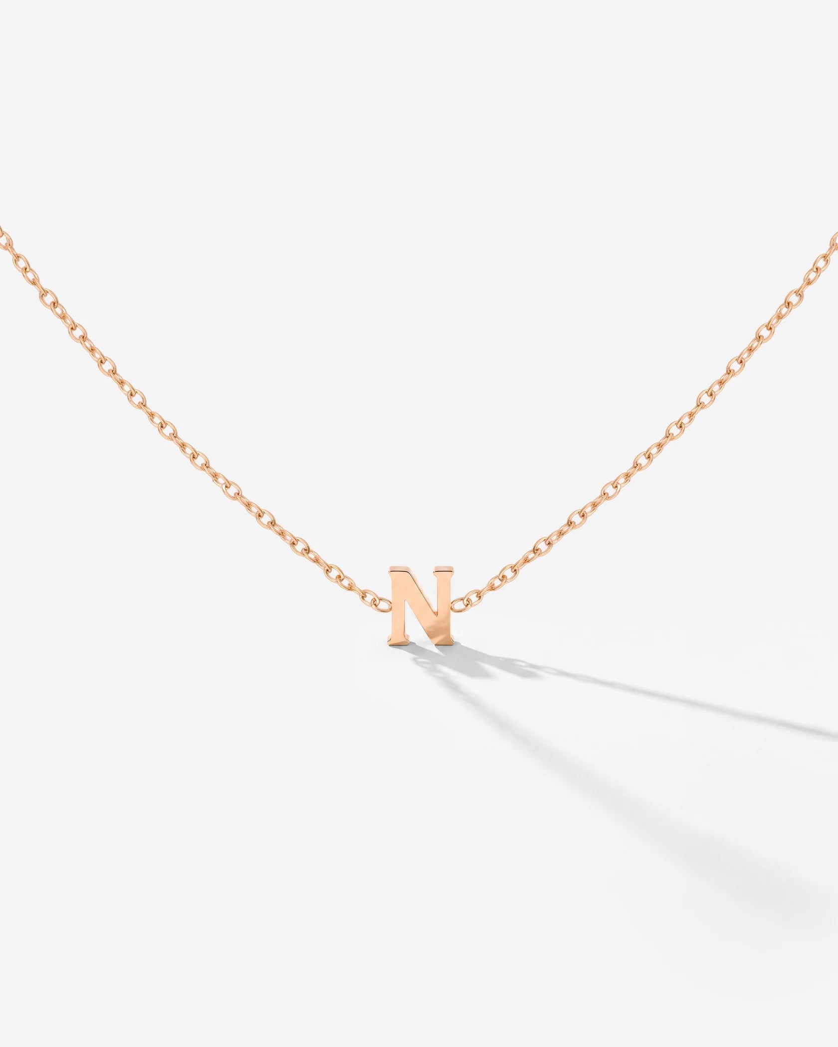 LUIAMAYA Tiny Letter Necklace ABC