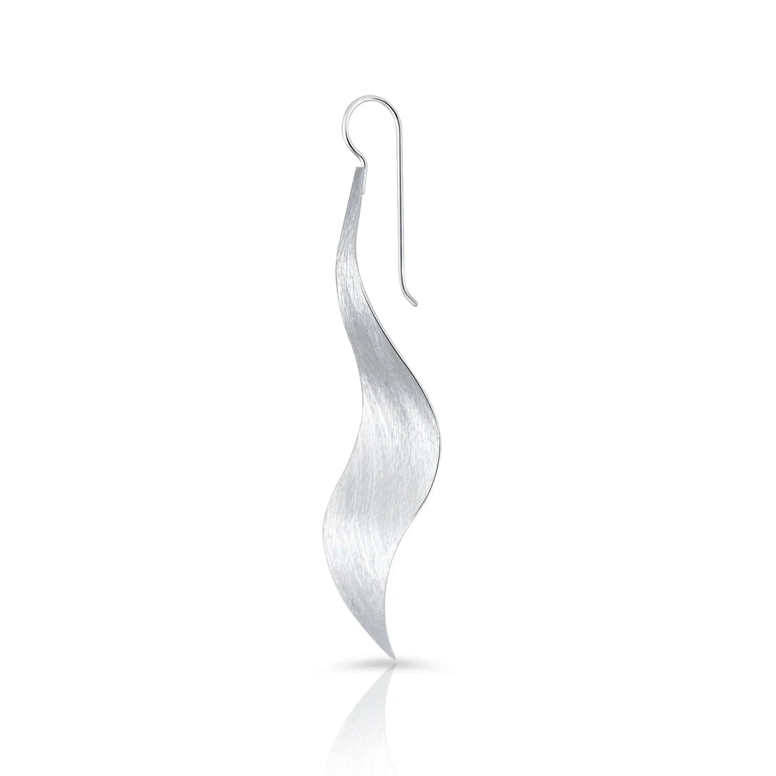 Ohrhänger aus gebürstetem Sterlingsilber EA-10181P