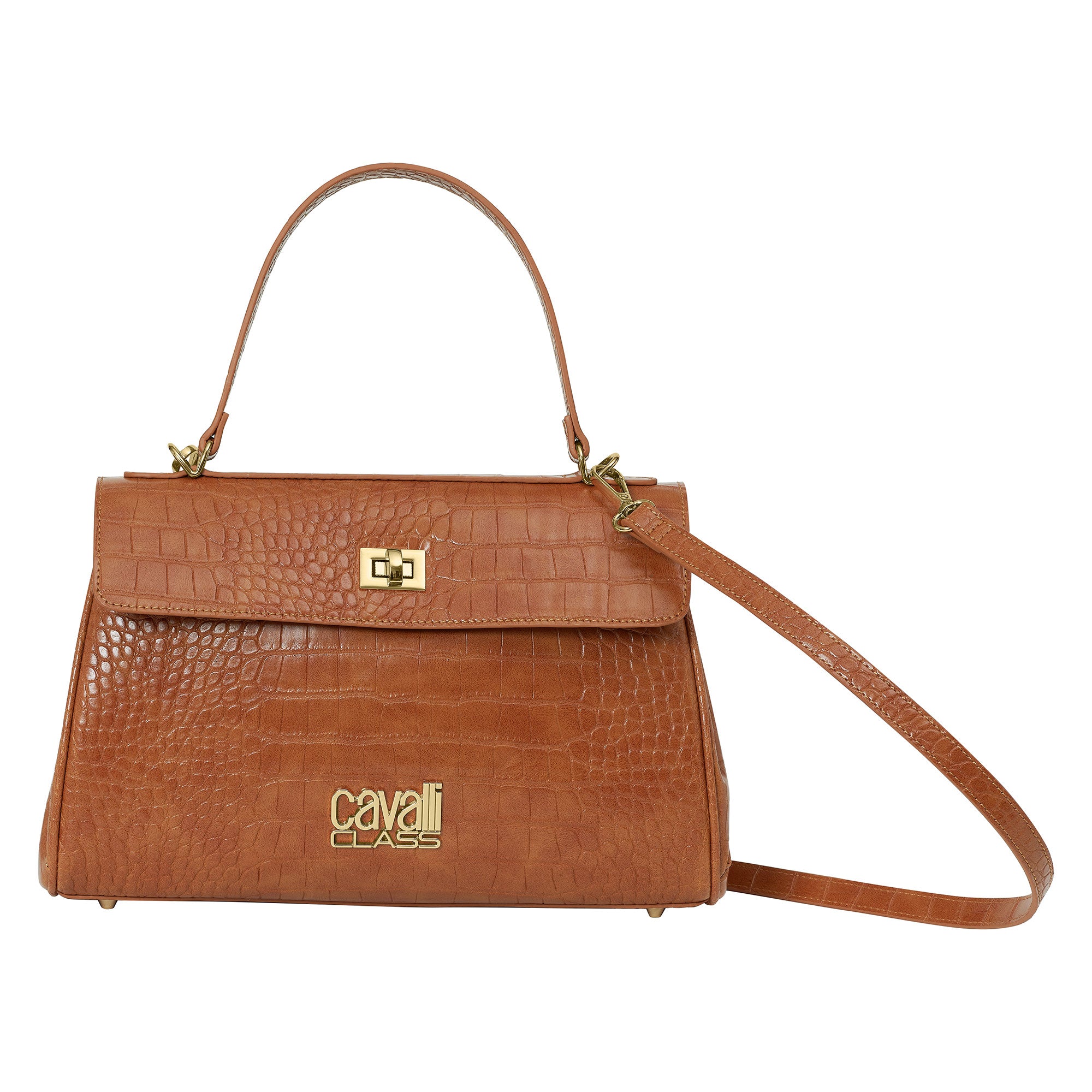 Cavalli Class Elisabetta Top Handle Toffee Bag CCHB02142200