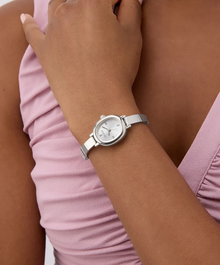 GUESS Ladies Penelope Silver Tone Analog Watch
