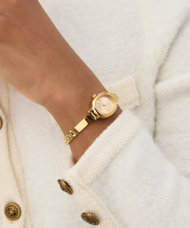 GUESS Ladies Penelope Gold Tone Analog Watch