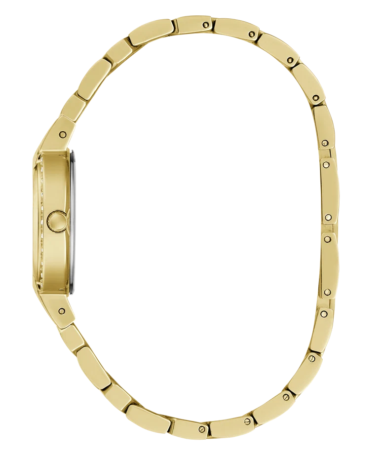 GUESS Ladies Viola Gold Tone Analog Watch