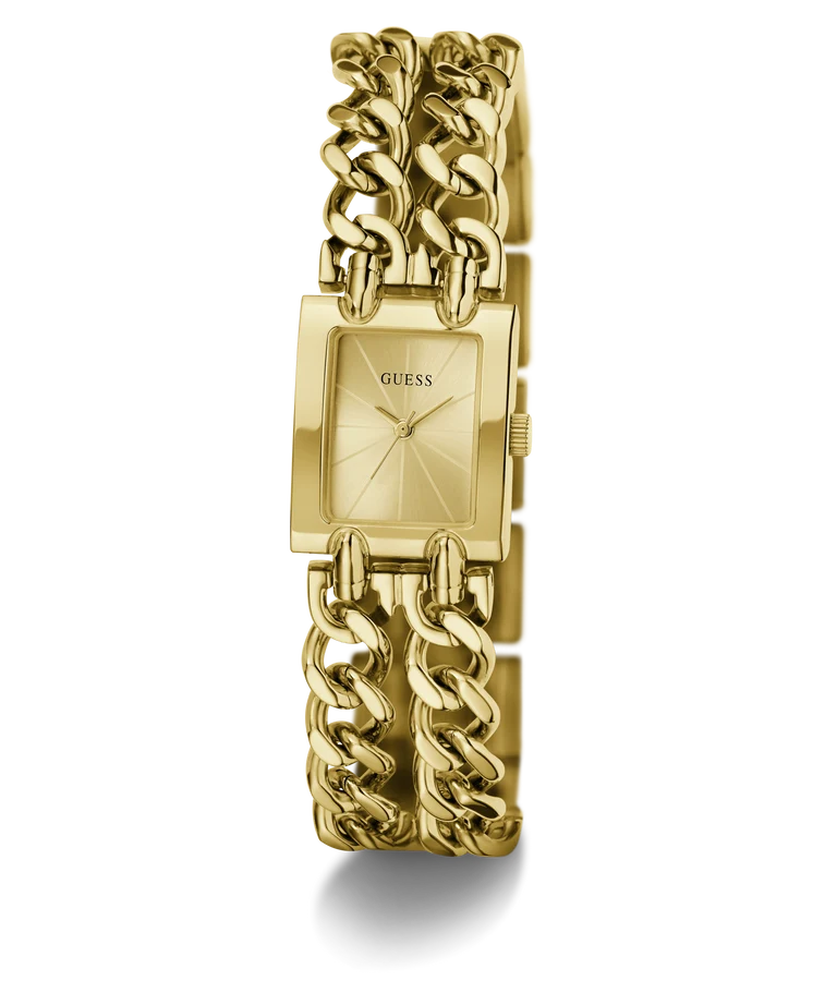 GUESS Ladies Micro Mod Gold Tone Analog Watch