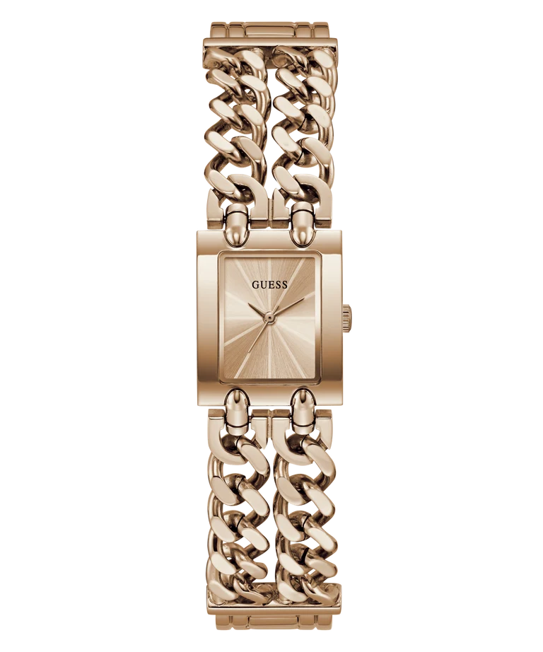 GUESS Ladies Micro Mod Rose Gold Tone Analog Watch