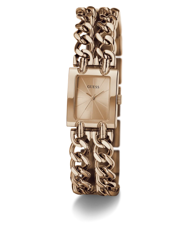 GUESS Ladies Micro Mod Rose Gold Tone Analog Watch