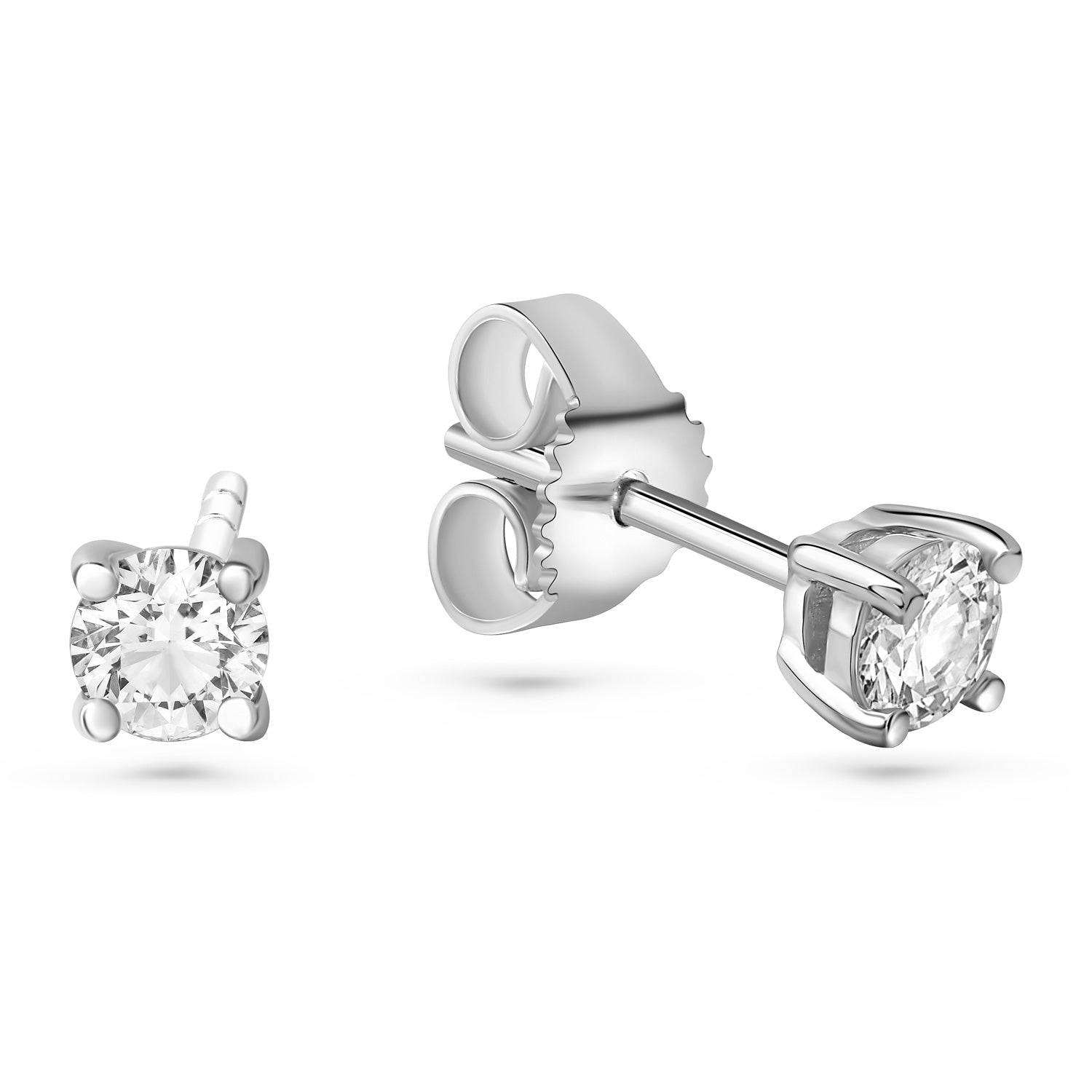 Lovebird Ohrstecker mit Lab Grown Brillant 0,40 ct. Weißgold 585 LB727