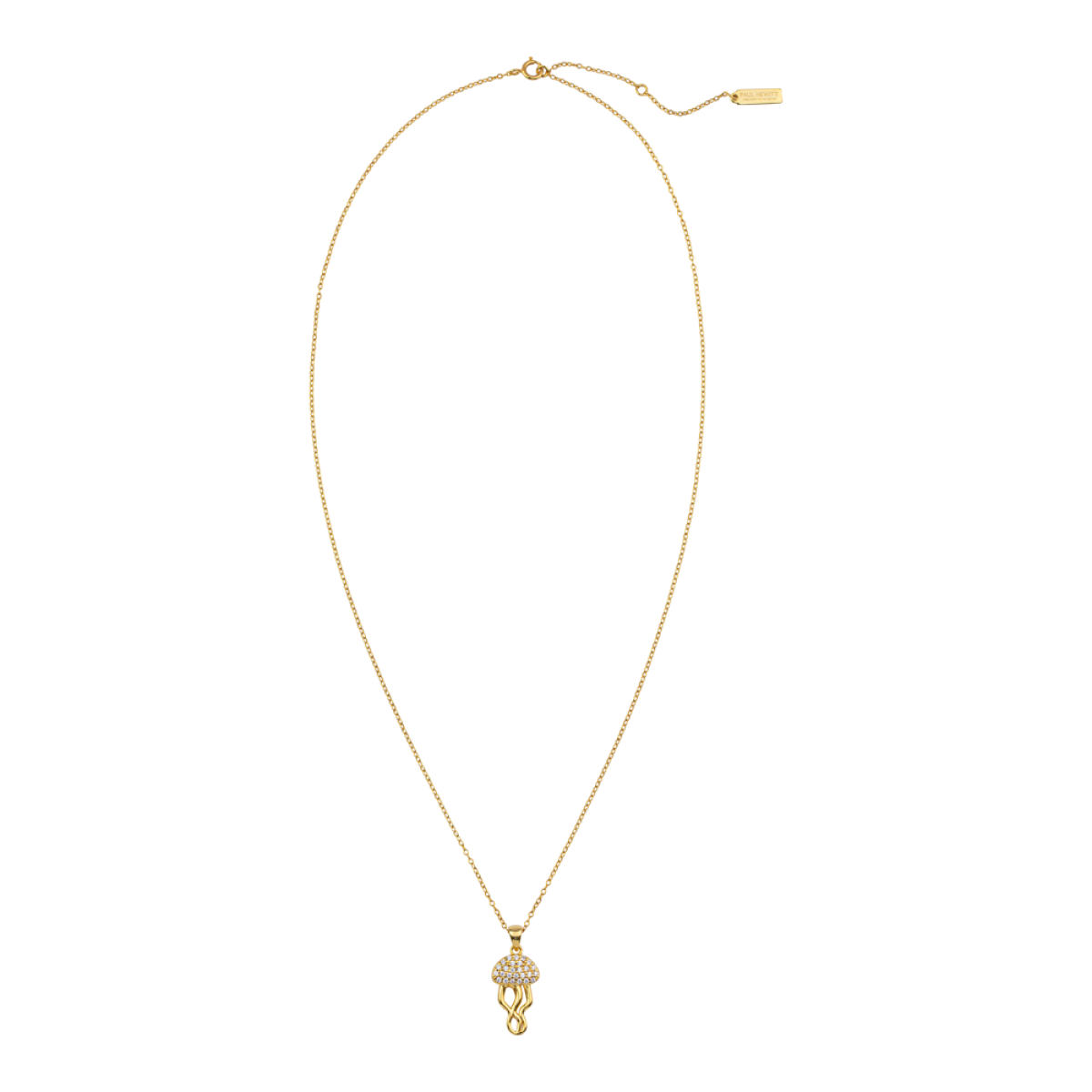 Jelly Fish Halskette Gold Vermeil Sterling 925 PH-JE-2072