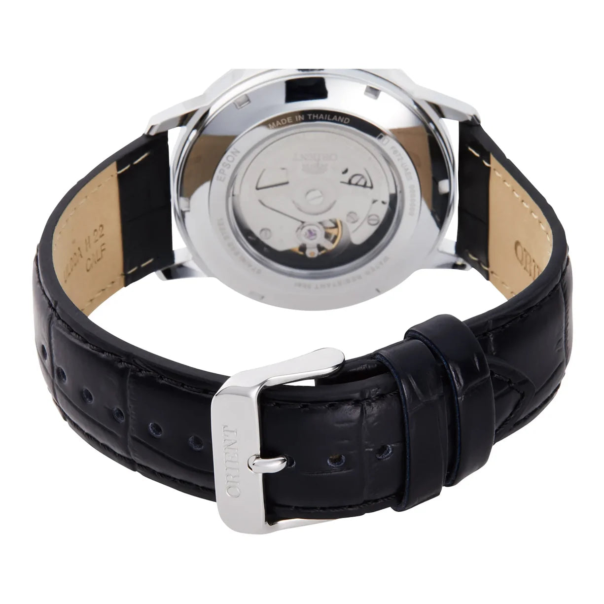 Orient Symphony III Schwarzes Leder RA-AC0F05B