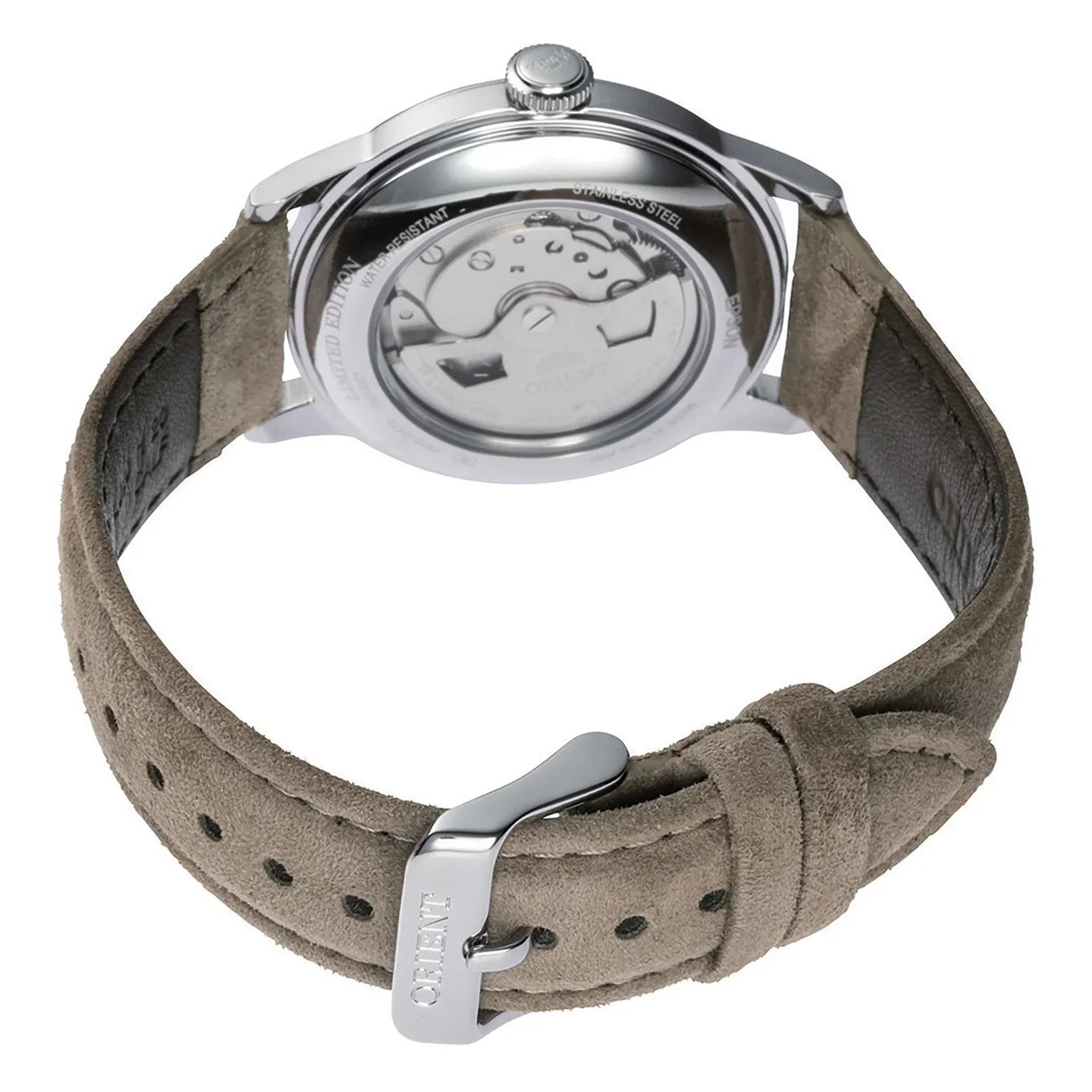 Orient Bambino 38mm Wildleder Nachtblau RA-AC0M12L