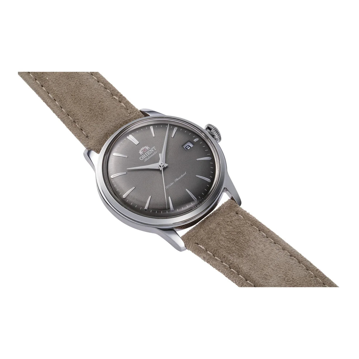Orient Bambino 38mm Wildleder Sternengrau RA-AC0M13N