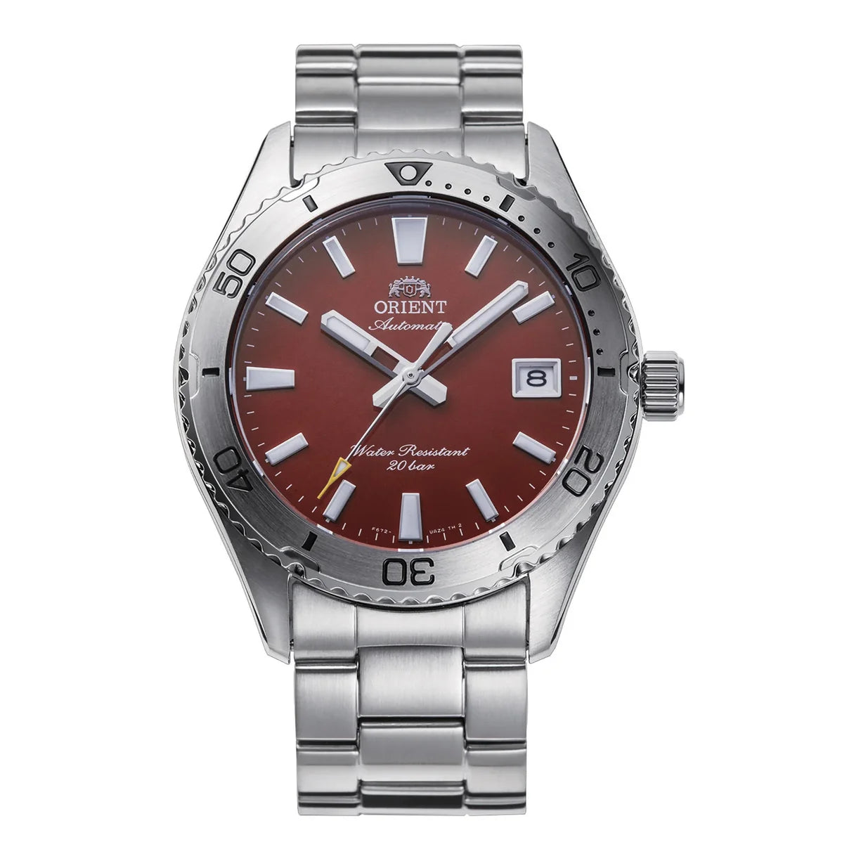 Orient Mako 40mm Stahl Karminrot RA-AC0Q09R