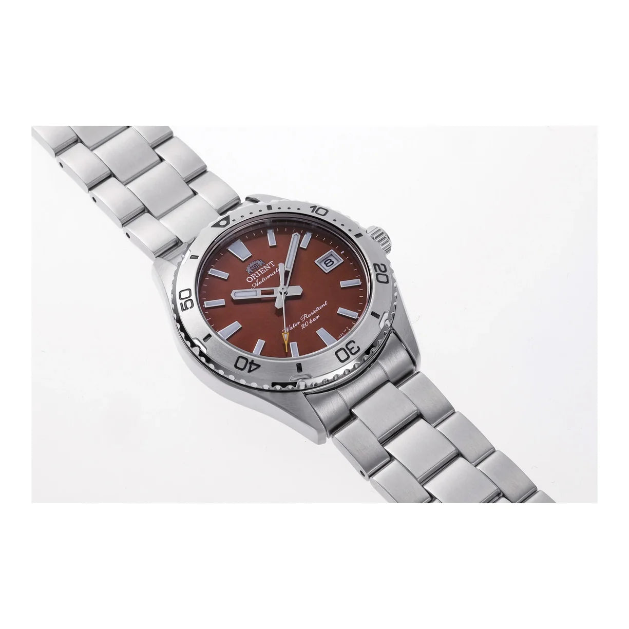 Orient Mako 40mm Stahl Karminrot RA-AC0Q09R