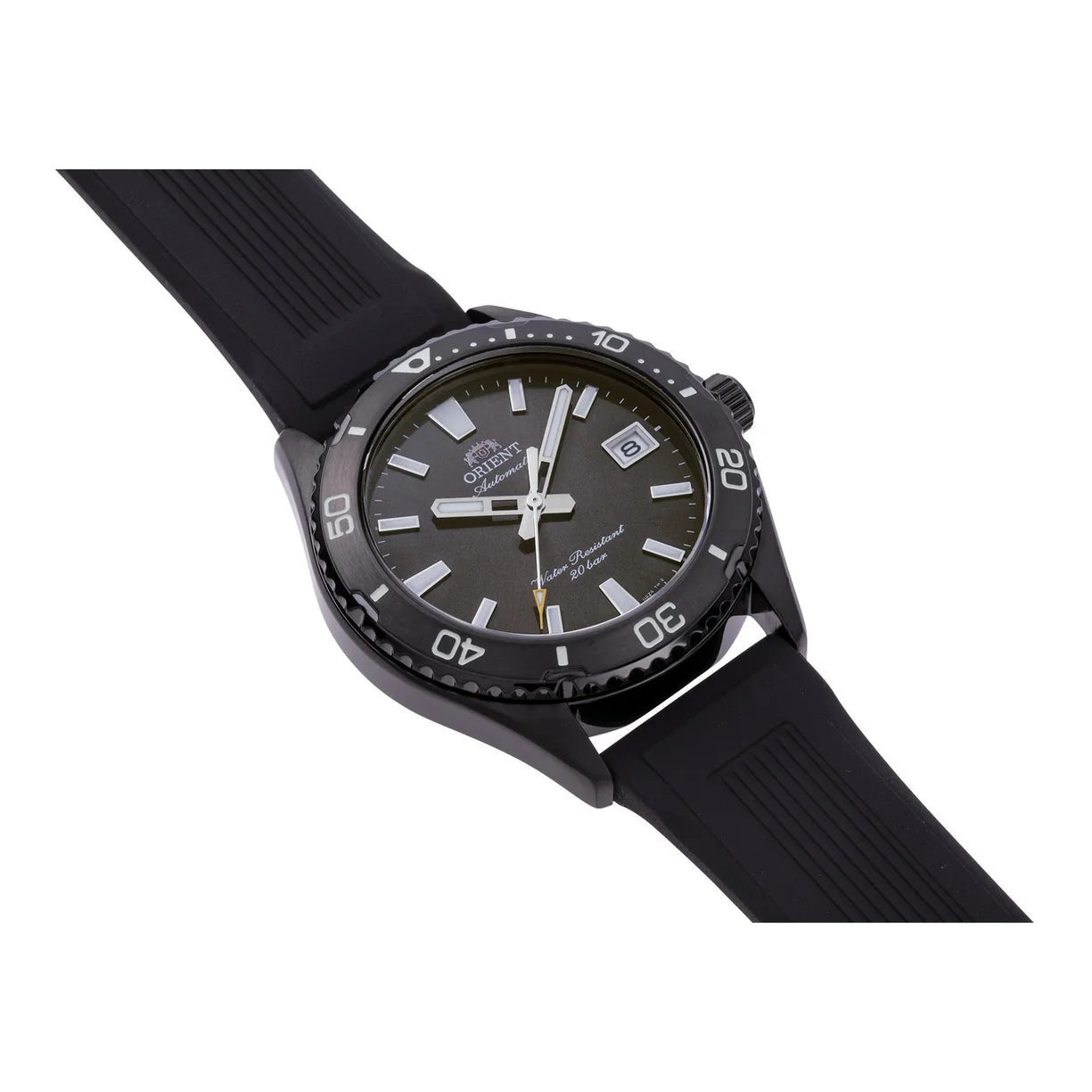 Orient Mako 40mm Silikon Schwarz Siderale RA-AC0Q10N