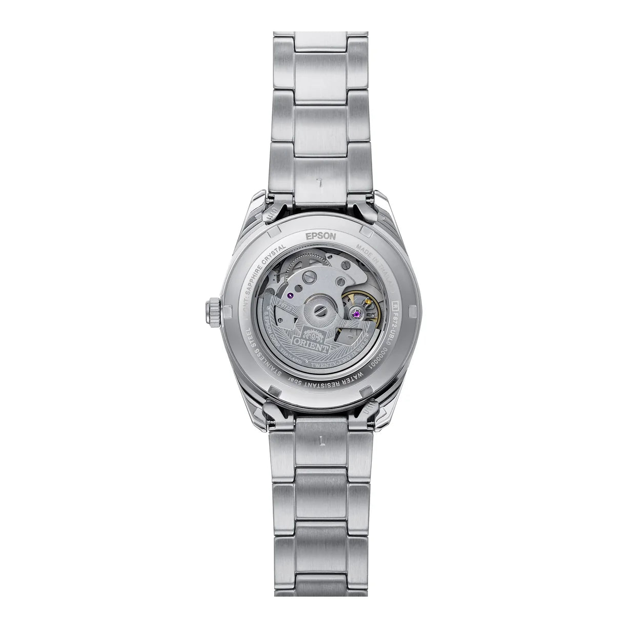 Orient Stretto Date Stahl Blau RA-AC0R02L