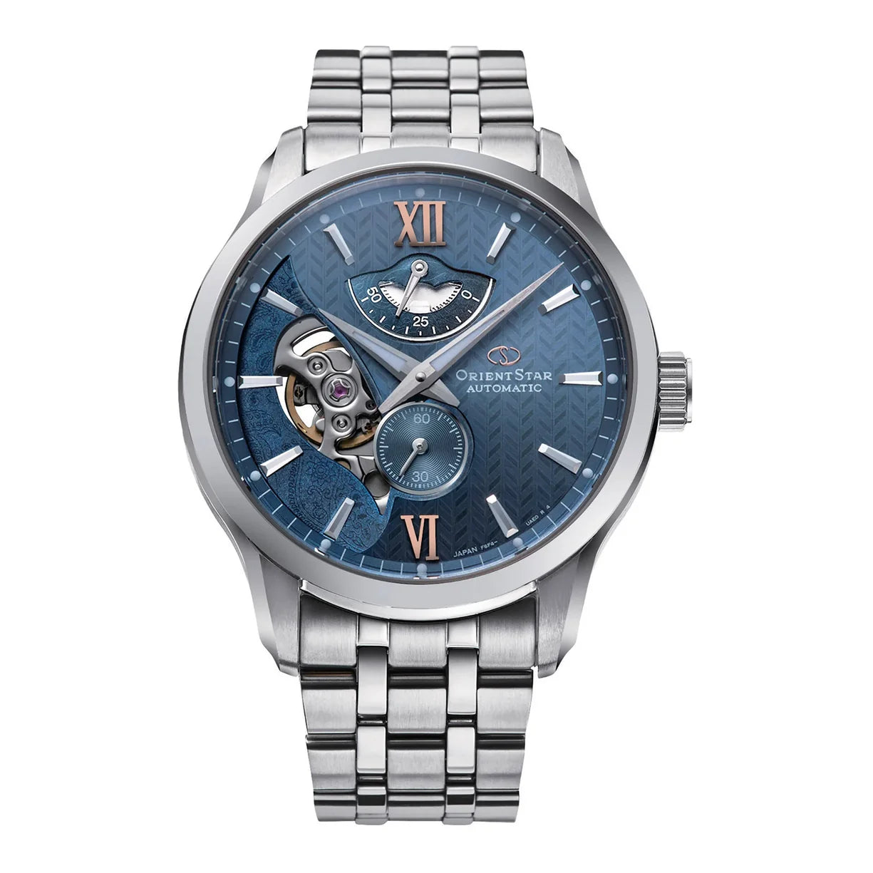 Orient Star Layered Skeleton Himmelblau RE-AV0B08L00B