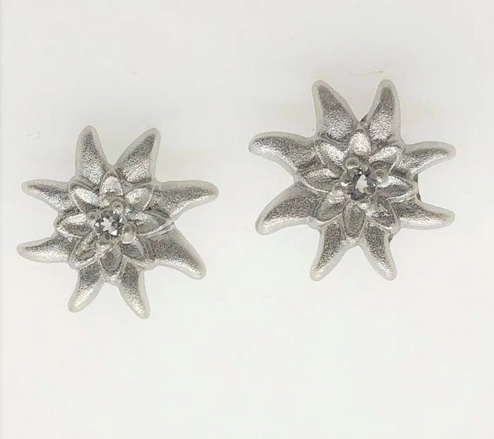 Sterlingsilber Ohrringe mit Stein Cristal Quarz SR-387