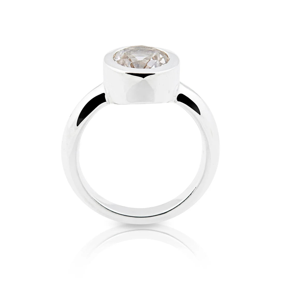 Sterlingsilber Ring Stein Cristal Quarz SR-712-50