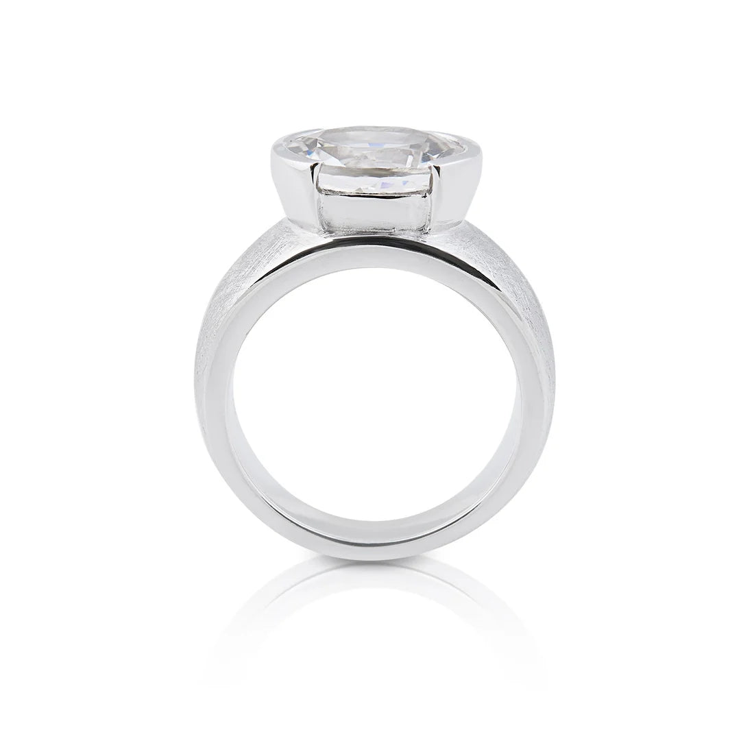 Sterlingsilber Ring Stein Cristal Quarz SR-706-50