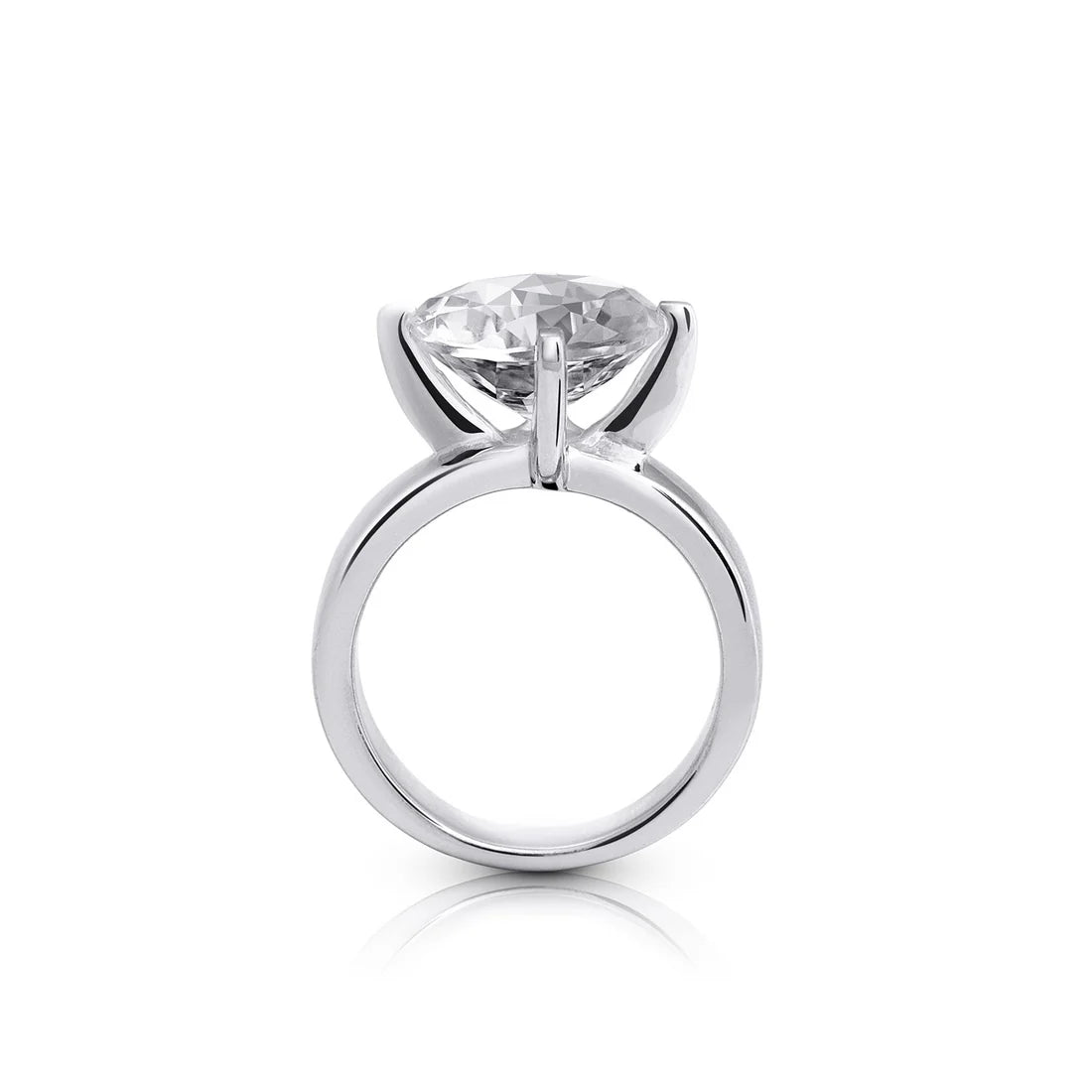 Sterlingsilber Ring Stein Cristal Quarz SR-106-1