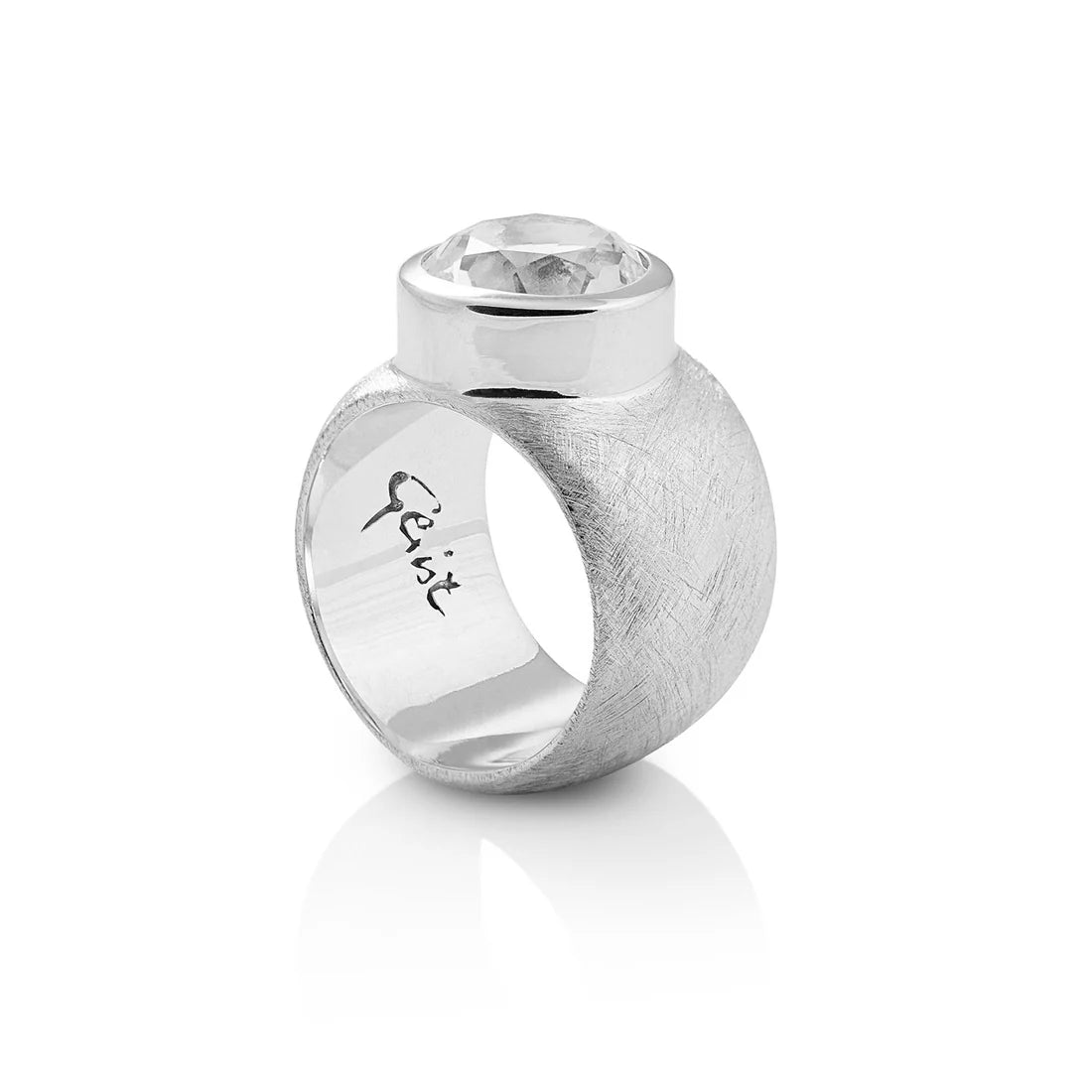 Sterlingsilber Ring Stein Cristal Quarz SR-168-1