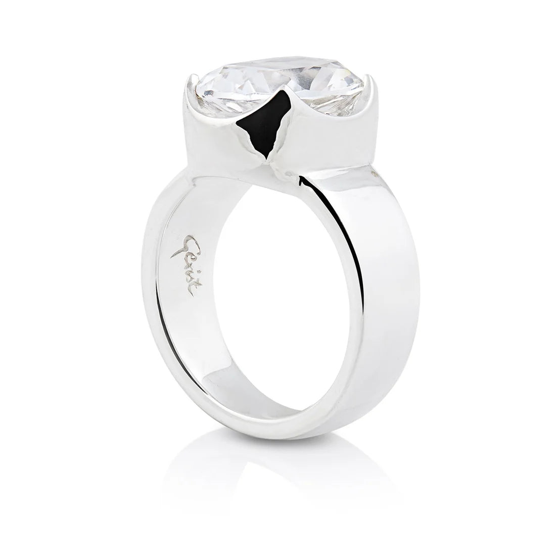 Sterlingsilber Ring Stein Cristal Quarz SR-710-50