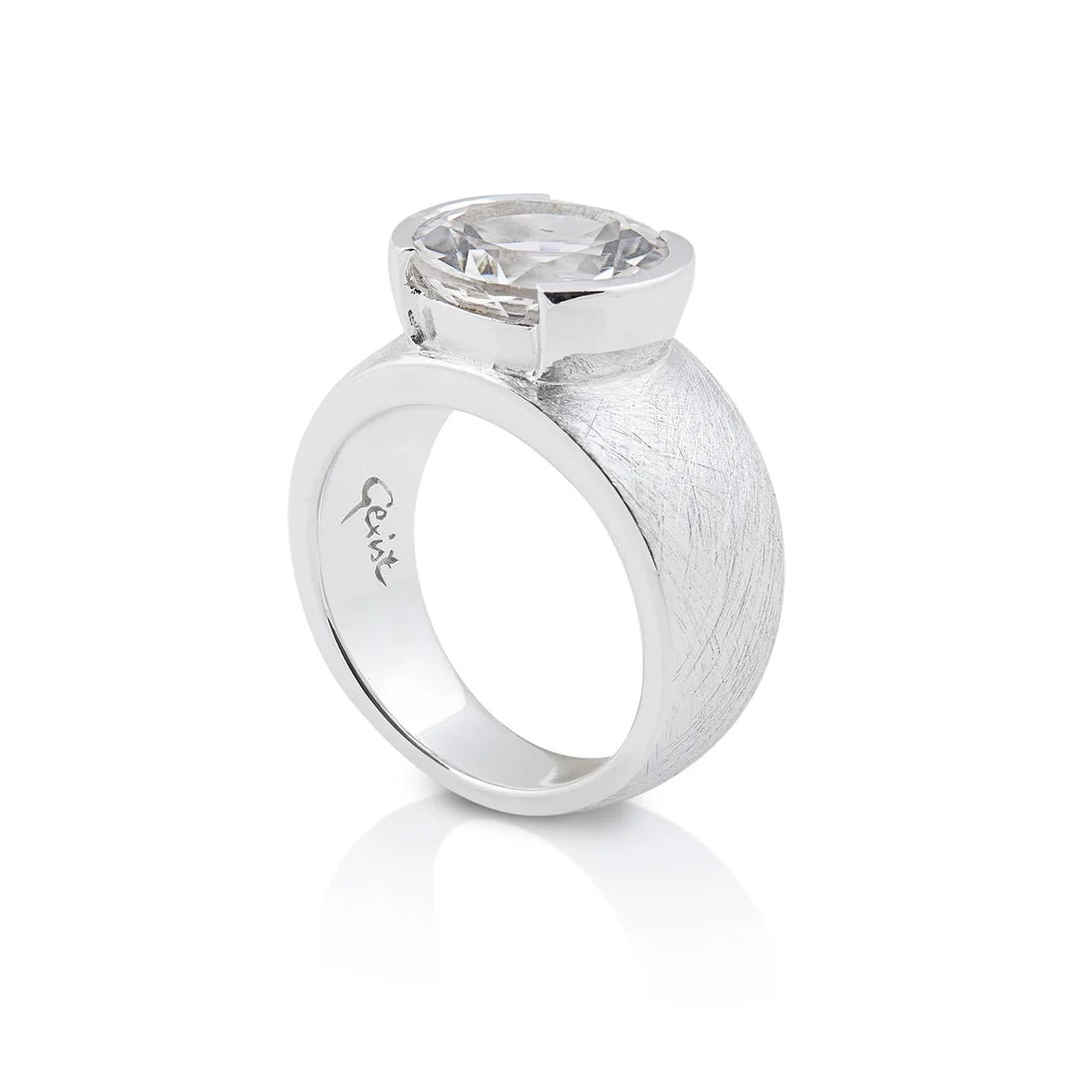 Sterlingsilber Ring Stein Cristal Quarz SR-706-50