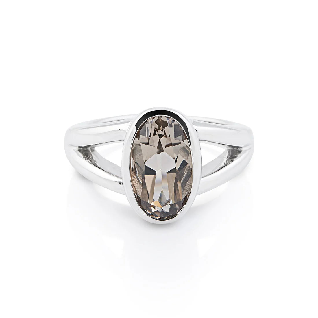 Sterlingsilber Ring mit Steinquarz SR-705-50