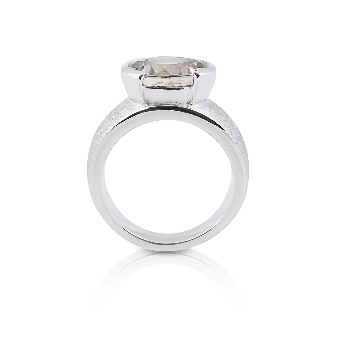 Sterlingsilber Ring mit Steinquarz SR-707-50
