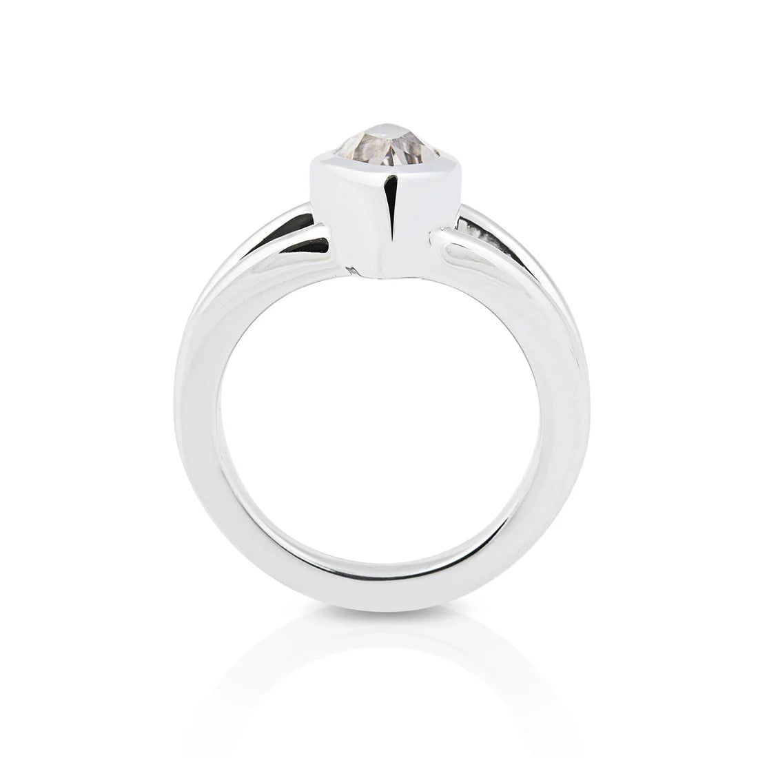 Sterlingsilber Ring mit Steinquarz SR-703-50