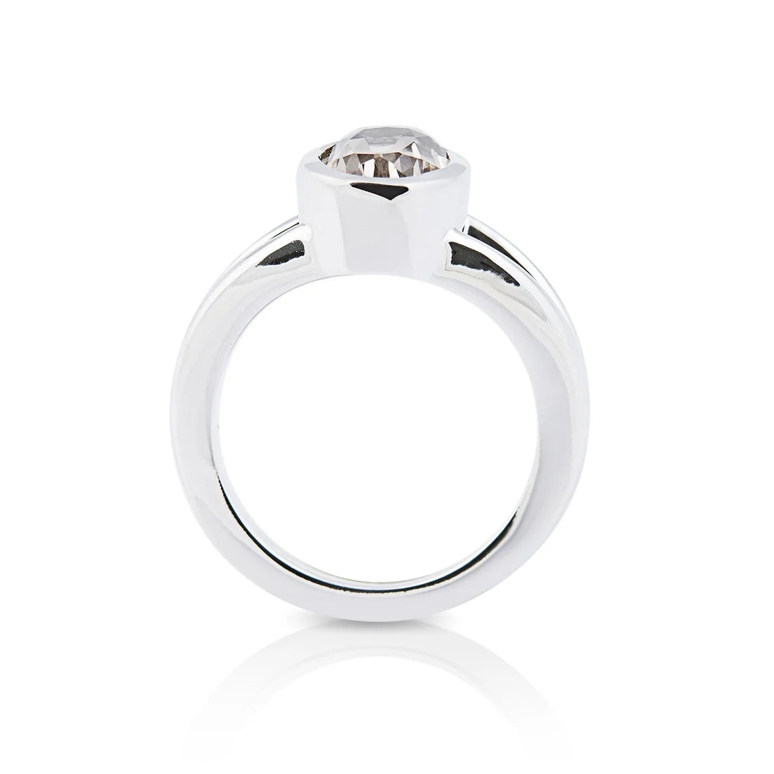 Sterlingsilber Ring mit Steinquarz SR-705-50