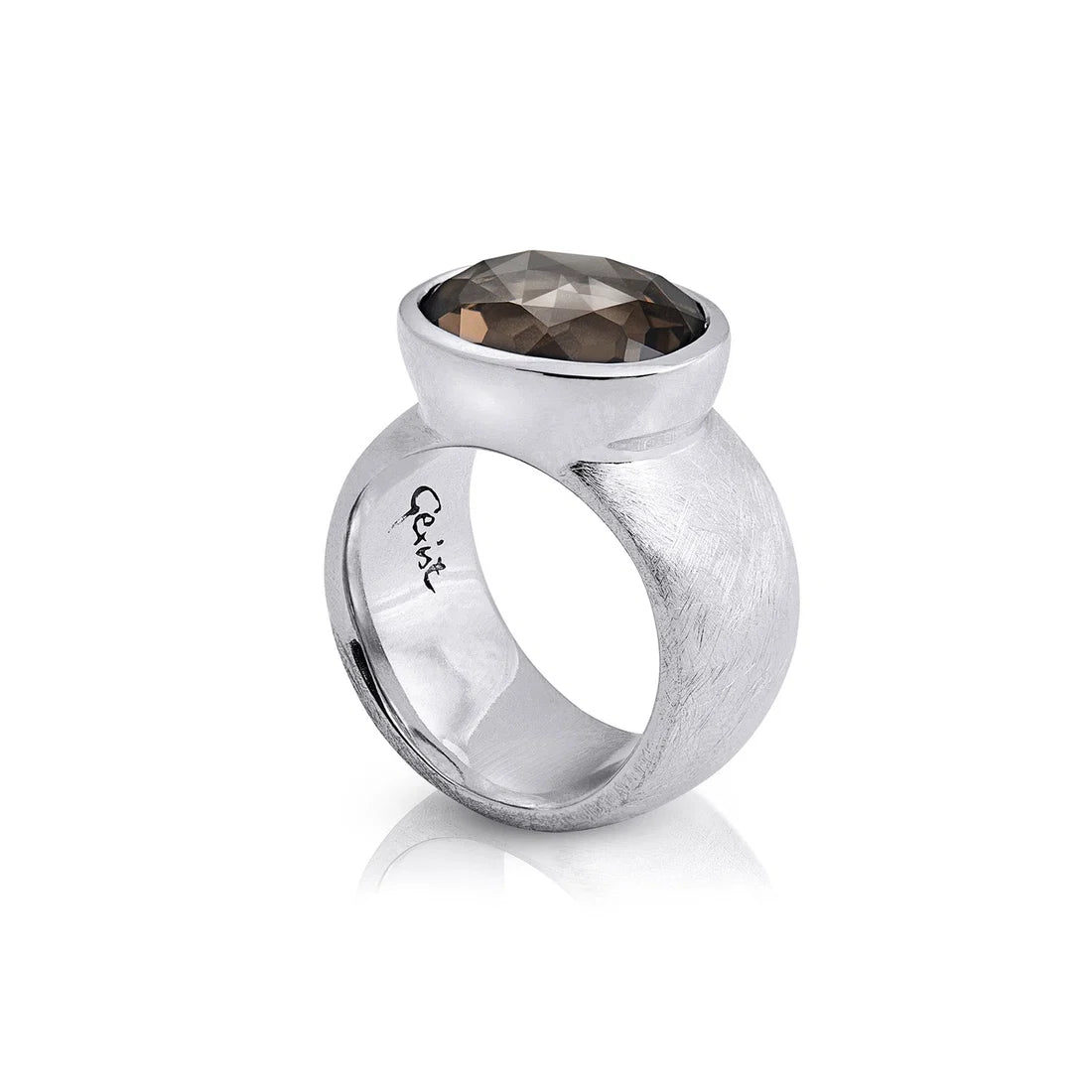 Sterlingsilber Ring mit Steinquarz SR-159-1