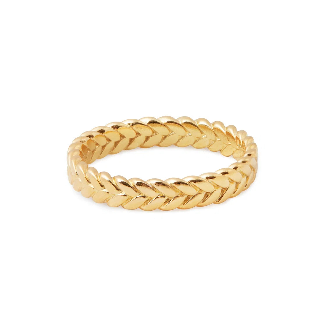 Ring aus vergoldetem Sterlingsilber im Ethno-Stil RI-10028GP-48