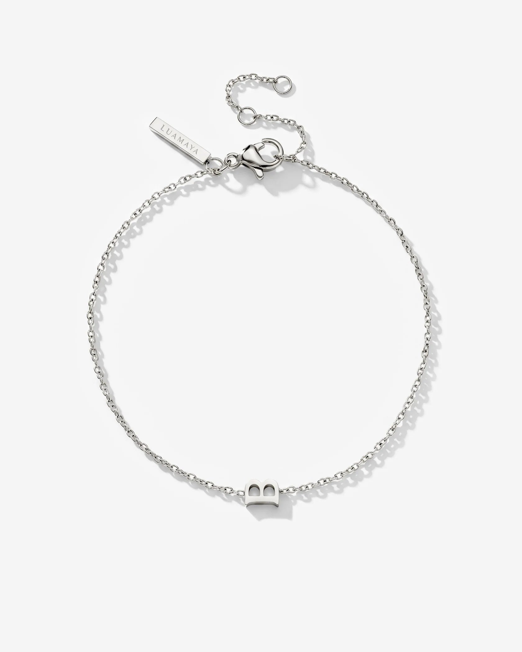LUAMAYA Tiny Letter Bracelet