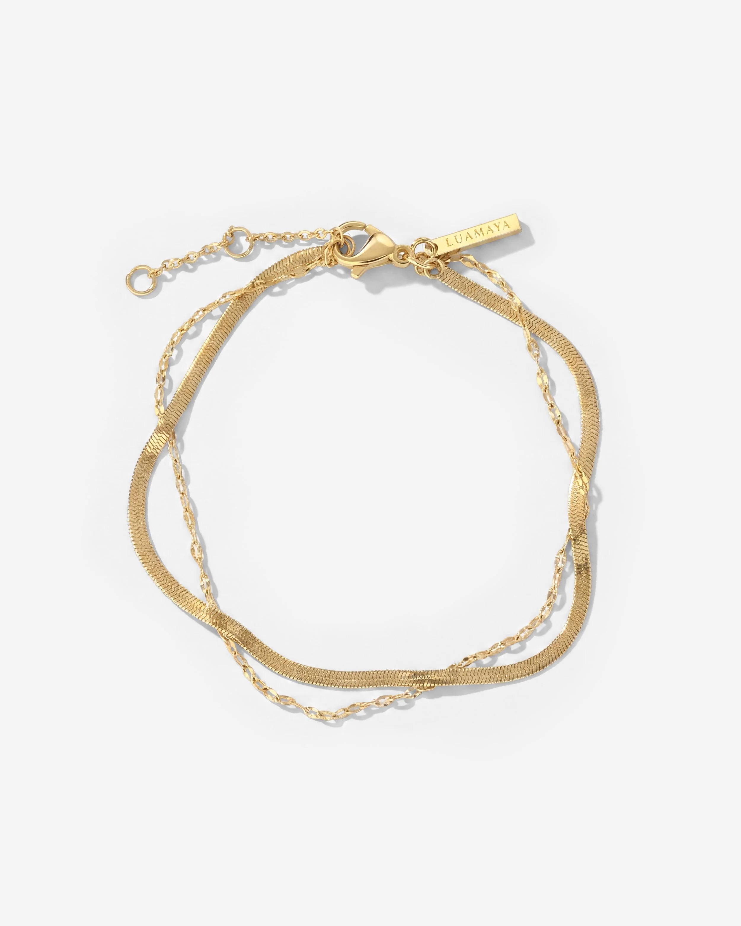 LUAMAYA Aligned Double Bracelet