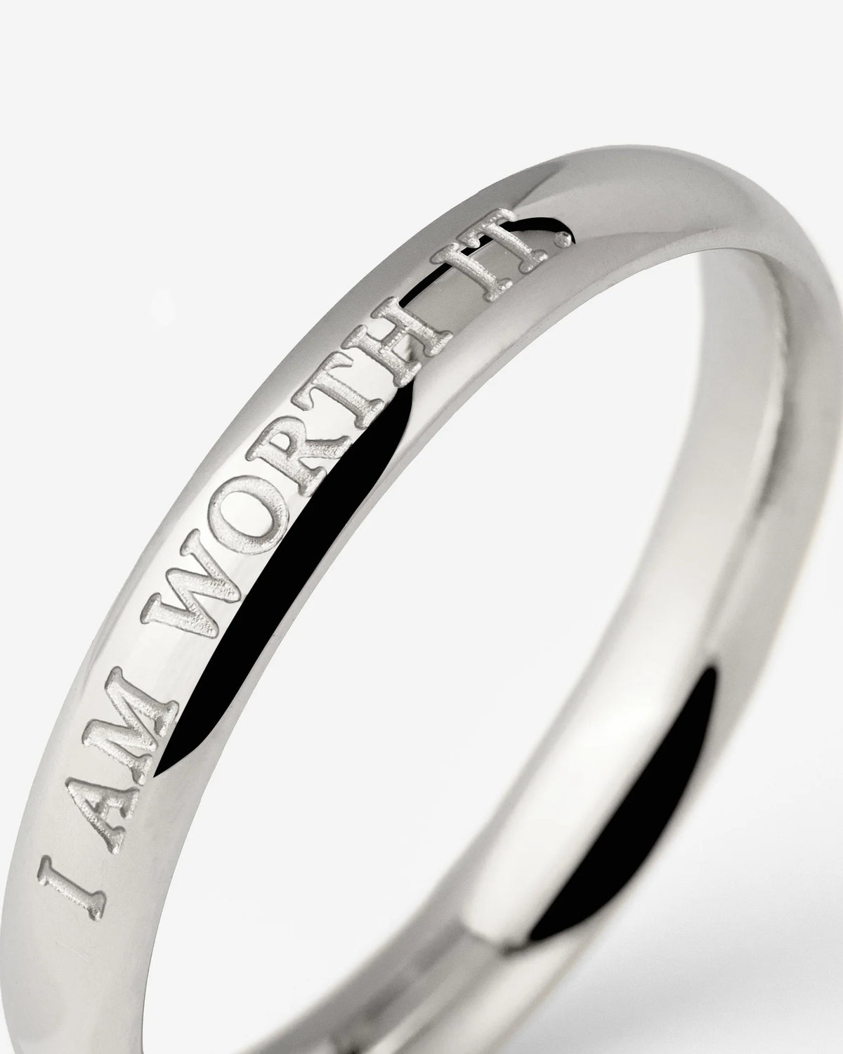 LUAMAYA I am worth it Ring Silber