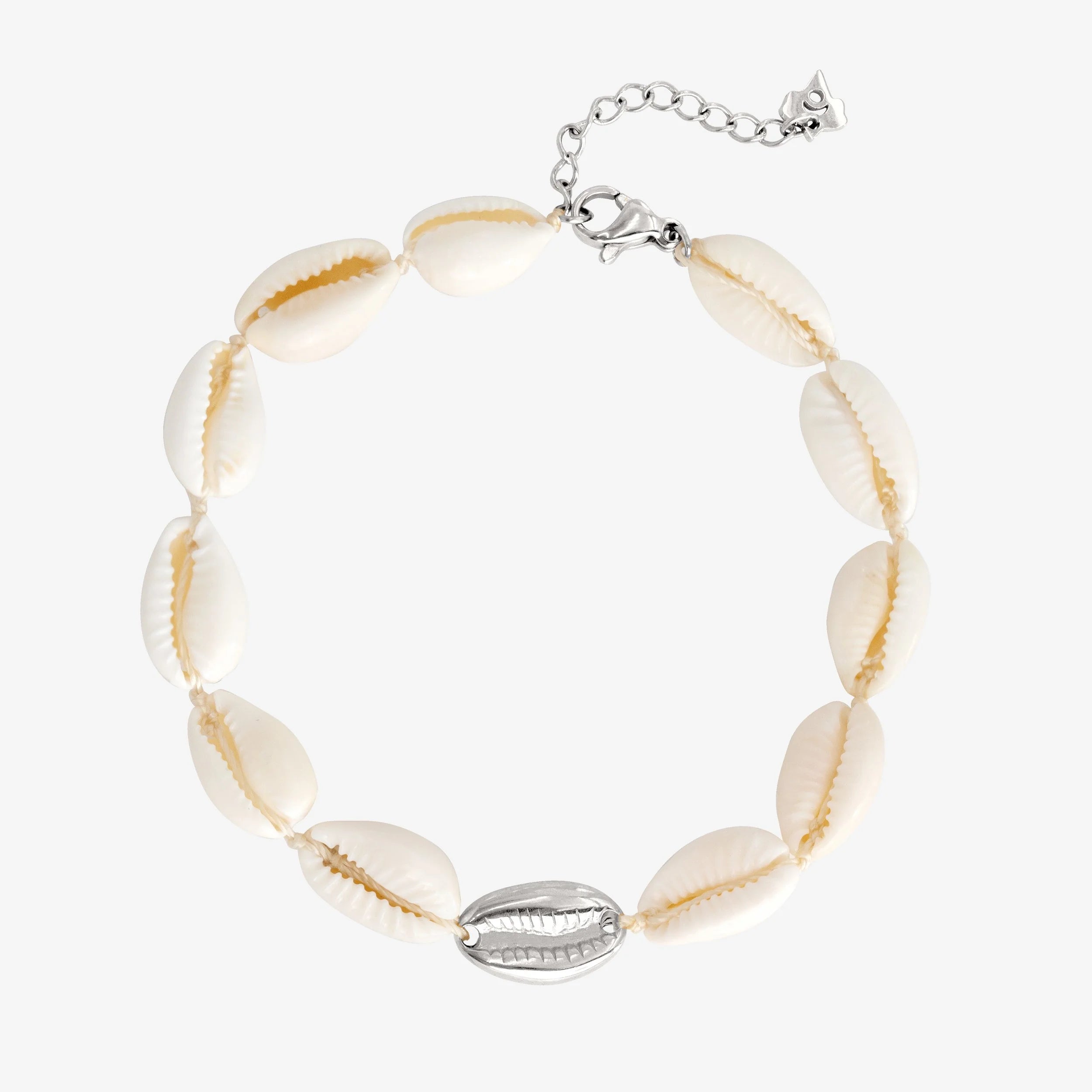 LUAMAYA One in a Shell Anklet Silber Fusskette