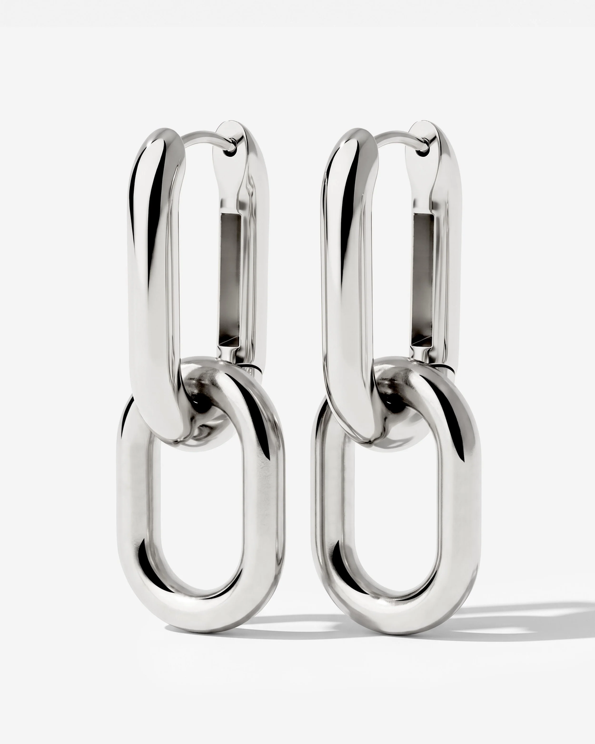 LUAMAYA Chunky Bold Oval Hoop Set Small
